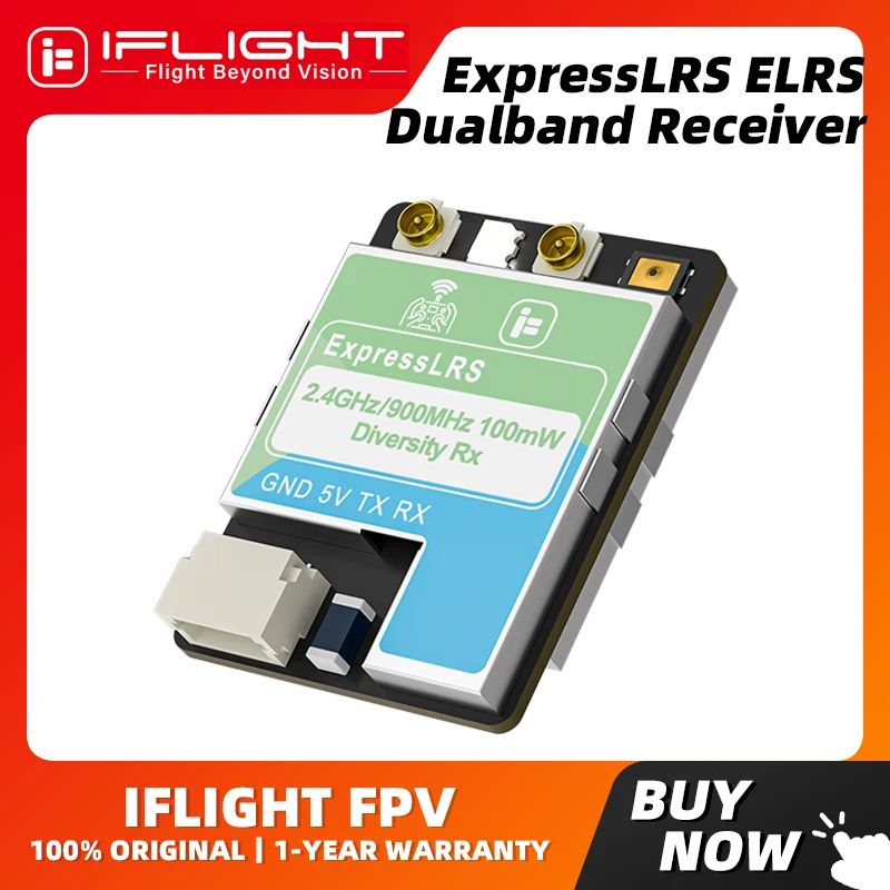Drone FPV ELRS 100mW/500mW 70-220mm - Radiocommande Longue Portée