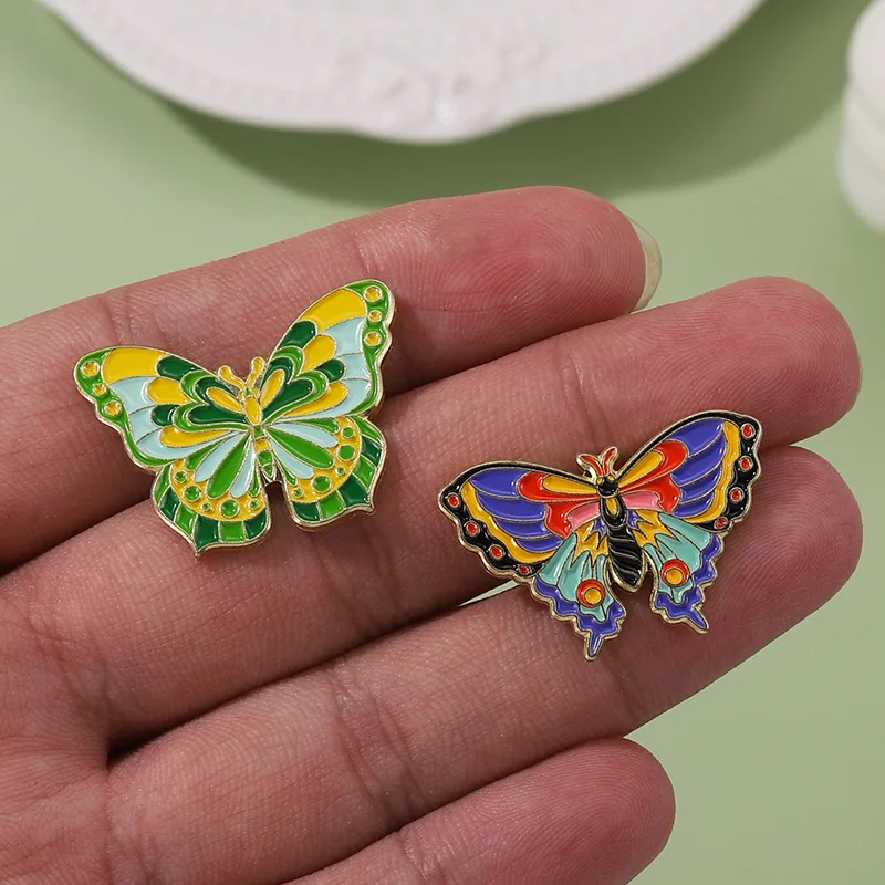 Butterfly Fairy Enamel Pins Animal Insect Lapel Pin for Clothes Metal  Badges