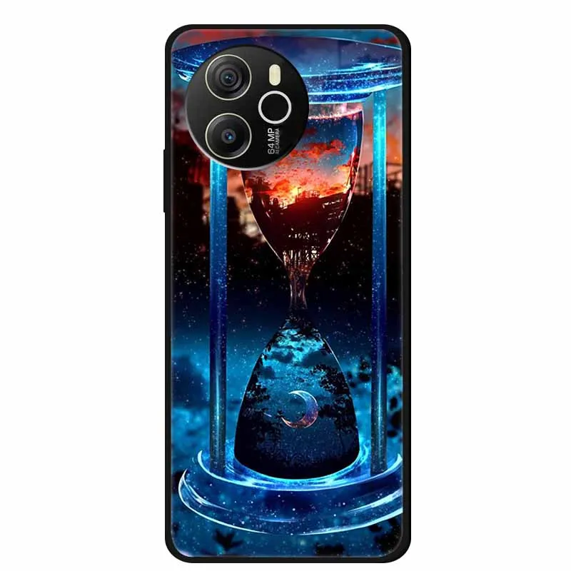 Cartoon Black Silicone Soft TPU Phone Cover - Protective Case