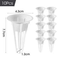 Hydroponic Indoor Garden Starter Kit with Seed Pods and Growth Medium (M - 10PCS with Cover)