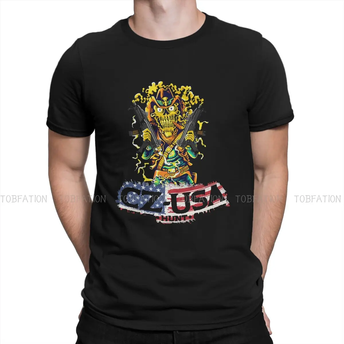 

CZ USA Man TShirt Classic Fashion T Shirt 100% Cotton Harajuku Sweatshirts New Trend