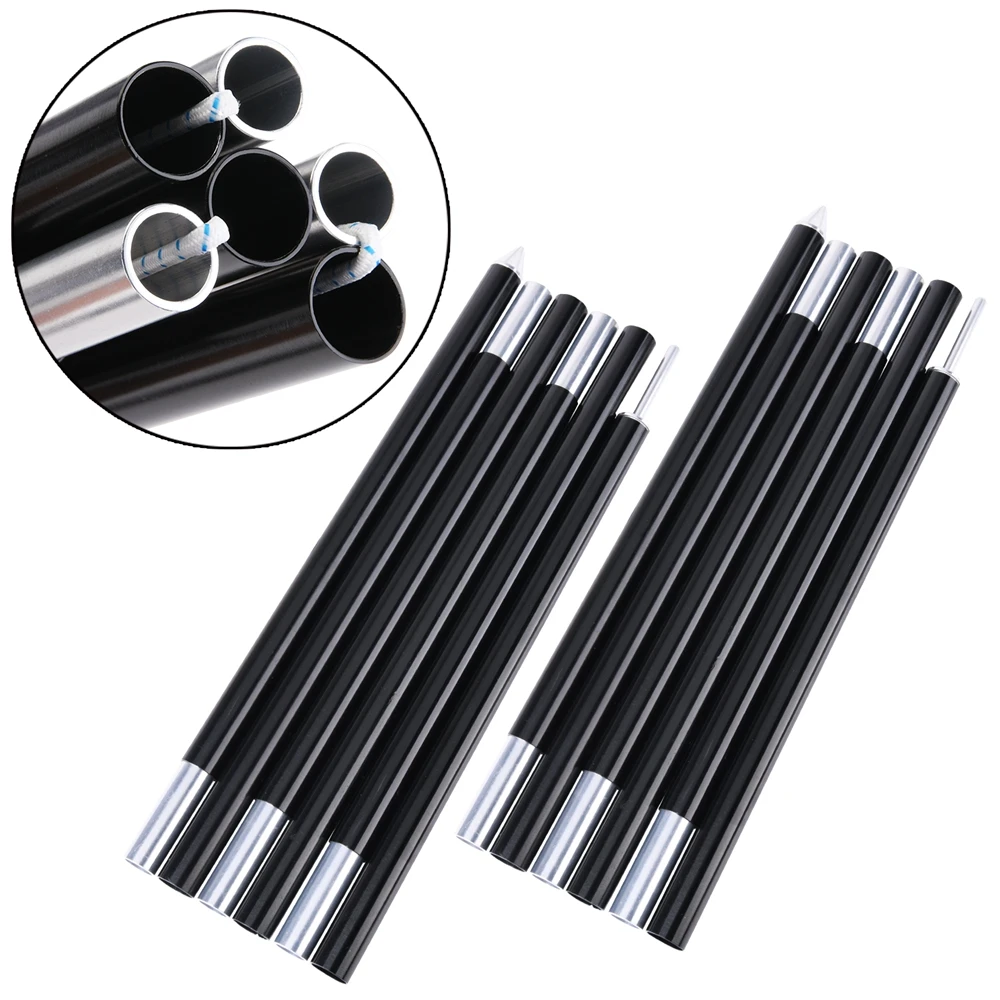 Tent Poles Camping Tent Accessories Tent Pole Bag Goture 1pair 12 Sections Lightweight Tent Rod T7075 Aluminum Alloy For Camping Hiking