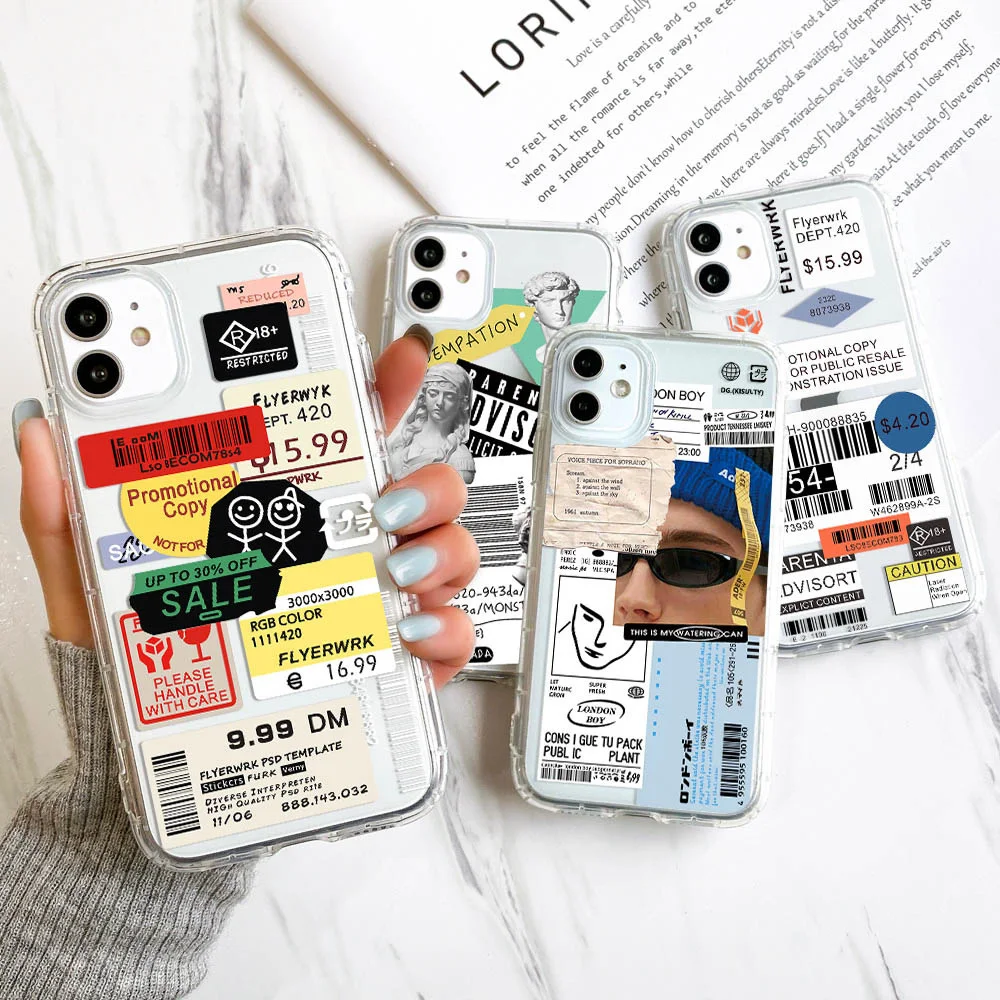Case For iPhone 11 Cases Silicon TPU Funda For iPhone 11 Pro 12 13 Pro Max 12  13 Mini X XS XR 7 8 Plus 6 6S Plus SE 2020 Cover