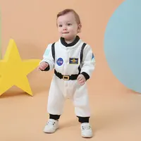 Baby Space Astronaut Costume Fall Winter Clothes for Toddler Boy Girl Romper Halloween Anime Cosplay Outfit 9 12 18 24 36 Months 2