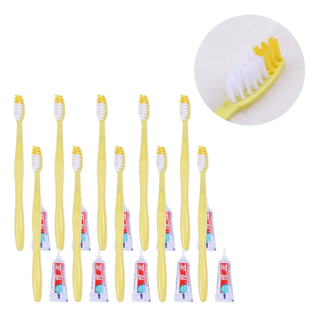 Travel Toothpaste Disposable Hotel Toothbrushes Adult Mini Toothbrushes