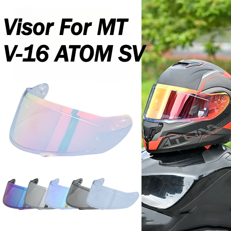 Helmet Visor for MT-V-16 Helmet FOR MT ATOM SV Disposter Helmet Library Visor Lens