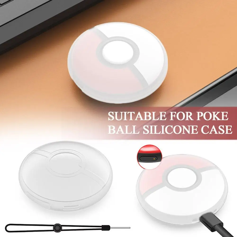 Adatto Per Custodia In Silicone Poke Ball Per Pokemon Go Plus + Custodia In Silicone Poke Ball Custodia In Silicone Materiale Full Surround Design