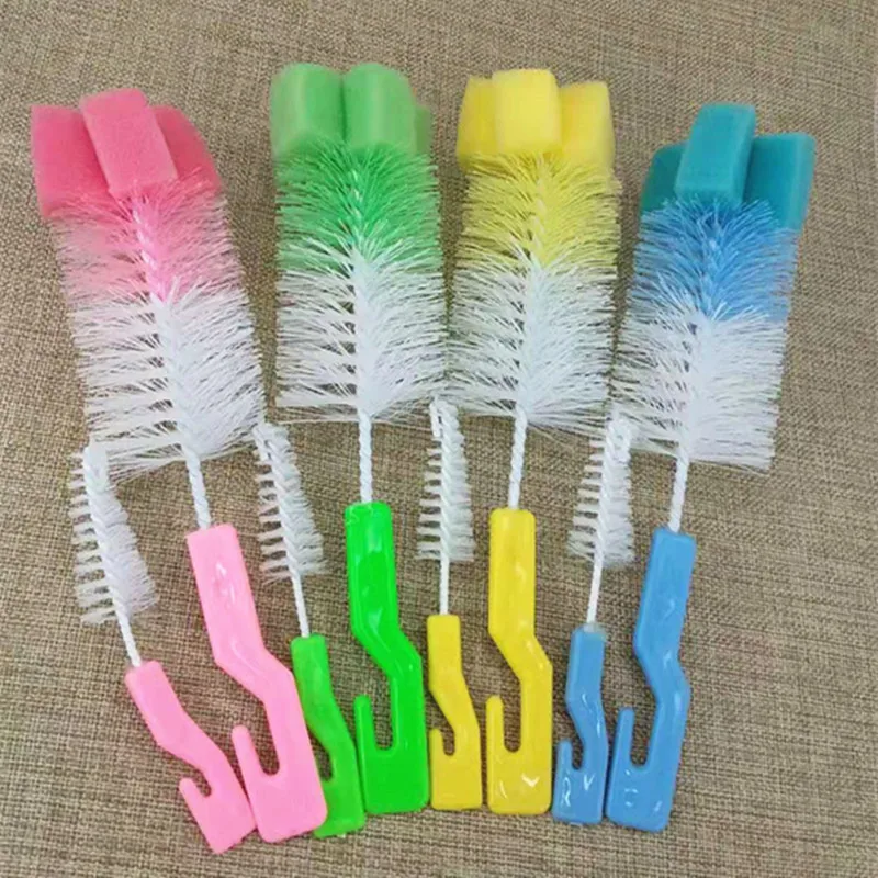 Baby Bottle Brush Set 360 Degree Cleaning Upright Nylon Bottle Brush Set cleaning brush,bottle cleaning brush,bottle brush,cleaning brush set