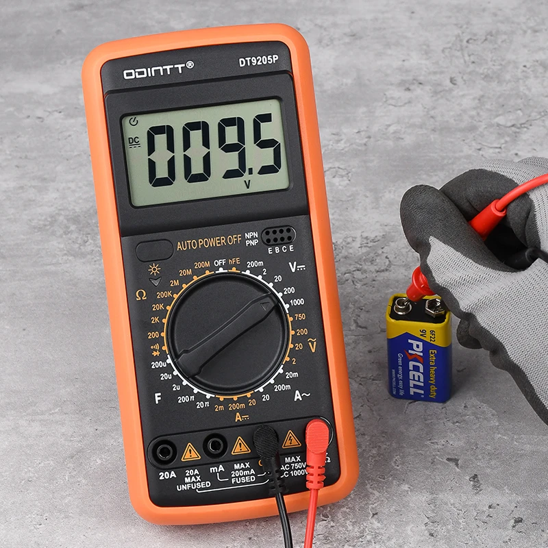Digital Multimeter Continuity Tester Multimet 1000v Digital