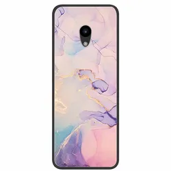 Elegant Marble Soft Silicone Back Case - Stylish Protective Cover with Bumper Coques for Qin F21 Pro (H10.CH.263)