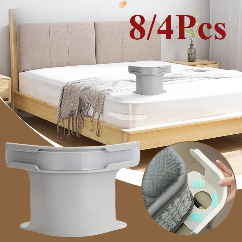 Invisible Bed Sheet Holder Clips No Slip Needle Free Grippers Secure Safe Bedding Anti-Shift Fasteners for Home/Crib/Elderly Bed