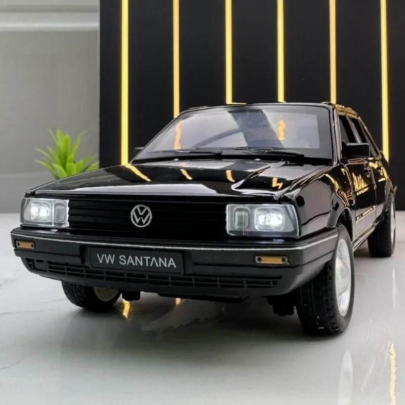 1:24 simulasi Model mobil Retro Volkswagen Santana dengan suara dan cahaya  Pull Back Collectvie Diecast mainan mobil Dekorasi Rumah - AliExpress