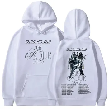 2025 فرقة الروك الألمانية توكيو فندق 2025 جولة هوديي للجنسين موضة الهيب هوب فضفاضة رياضية طويلة الأكمام العرق 3