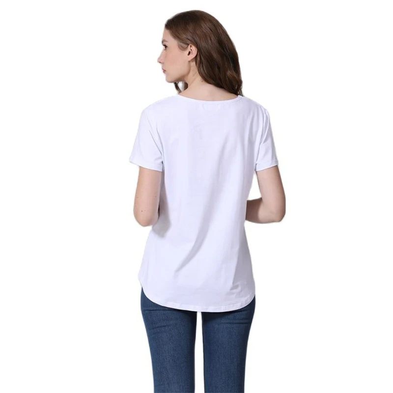 Emotion Moms Summer Maternity T-Shirt Big Size Short Sleeve Stretch Cotton Tops Breastfeeding Loose Clothes For Maternity Women 6