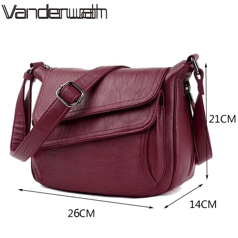 Women Shoulder Bag Women Messenger Bag Crossbody Bag Leather Sac Luxury Handbags Designer Female Mother Bags