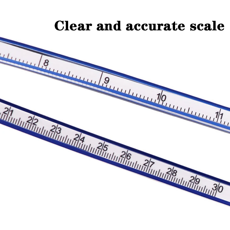 School Smart Plastic Ruler, Flexible, 6 Inches, Clear