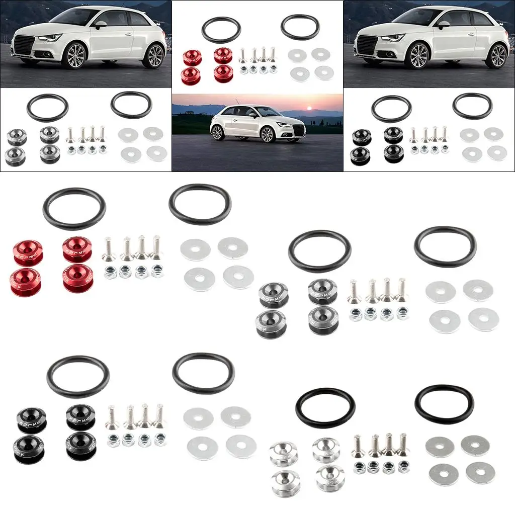 알루미늄 범퍼 퀵릴리즈 패스너 자동차 세트, 범용 내구성 부품