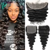 13x4 13x6 Lace Frontal only 4X4 5x5 6x6 Loose Deep Wave Lace Frontal Closure only Brazilian 100% Virgin Human Hair Pre Plucked 1