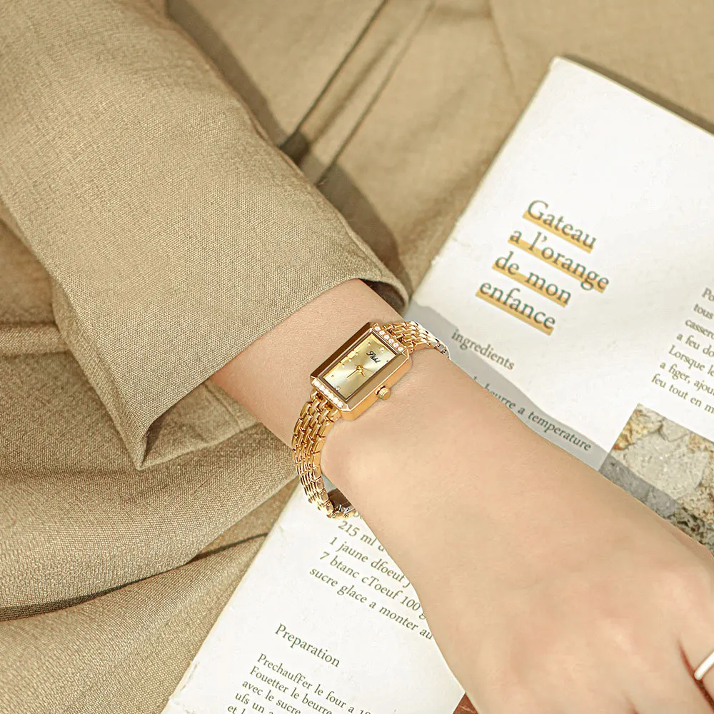 Ladies Watch New Fashion Trend Niche Design Simple Steel Band Watch Women