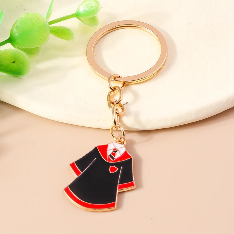 Kreative akademische Kleid Schlüssel bund Bleistift Schlüssel ring für Männer Frauen Handtasche Anhänger DIY Abschluss feier Schmuck Geschenk – Detail 23