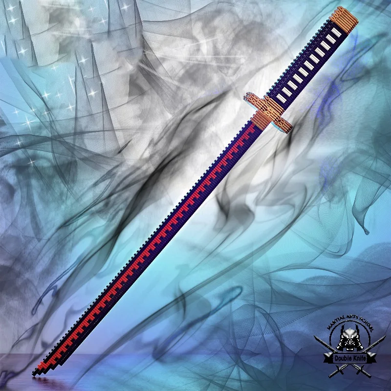 Samurai Sword Building Blocks Ninja Blade Katana Japanese Anime Butterfly Nichirin Knife Bricks Children Toys for Adult