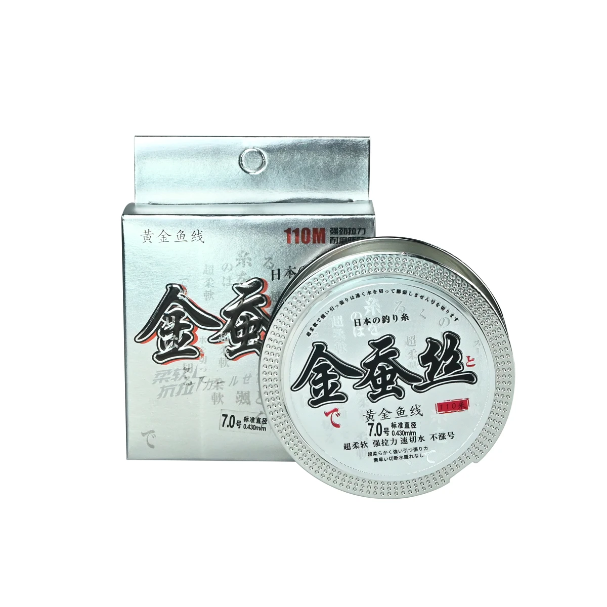 0.1-0.5MM Super Strong Soft Freshwater Bass Nylon Line 110M High Quality  Fluorocarbon Coated Monofilament Fishing Line