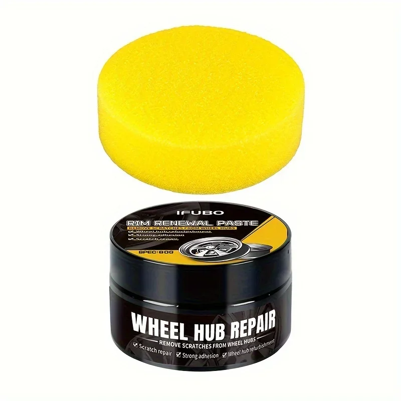 Car Wheel Rim Repair Paste for Scratch Refurbishment Tire Rim Scratch Paint Repair Black And White Silver Aluminum Alloy