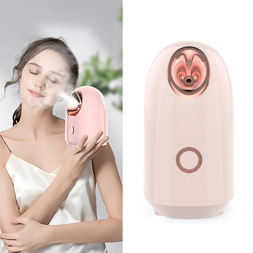 free shipping hand mask nano mist sprayer mini portable facial spray instrument humidifying anion face steaming Best Thermal Spray Face Vaporizer Nano Spray Water Replenisher Small Portable Face Humidifier Household Beauty Instrument