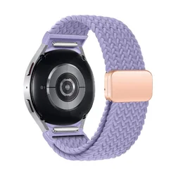 Magnetic Braided Band - Premium Watch Bracelet Strap - 6 classic 43mm 47mm (Lavender)