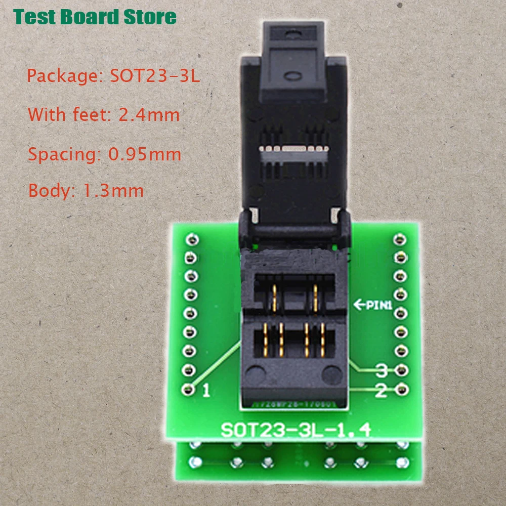placa do teste, soquete, Pin reto, SSOT23-3,