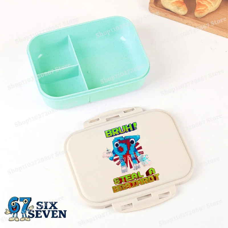 Cute Cartoon Lunch Box - Large Capacity Portable Bento Case for Kids, Students, and Picnics