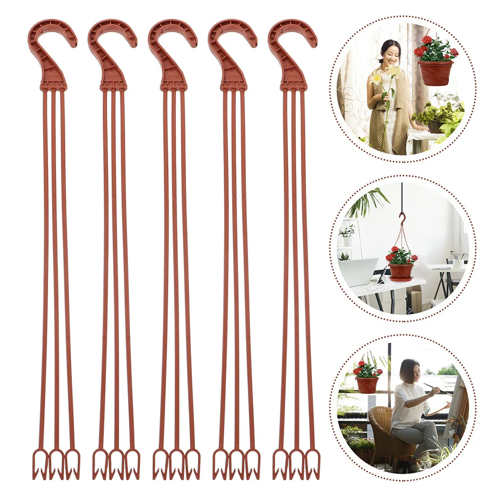 

Hanging Baskets Chains Bird Feeder Hanger Hook Plastic Planter Hangers Outdoor Plants