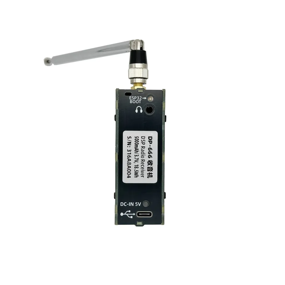 thumbnail image 2 of DP-666 TEF6686 Full Band Radio, FM AM Shortwave Radio RDS, 2.8 Inch Resistive Touch LCD Color Screen, Portable High Sensitivity Travel Radio(Yellow 2 of 14