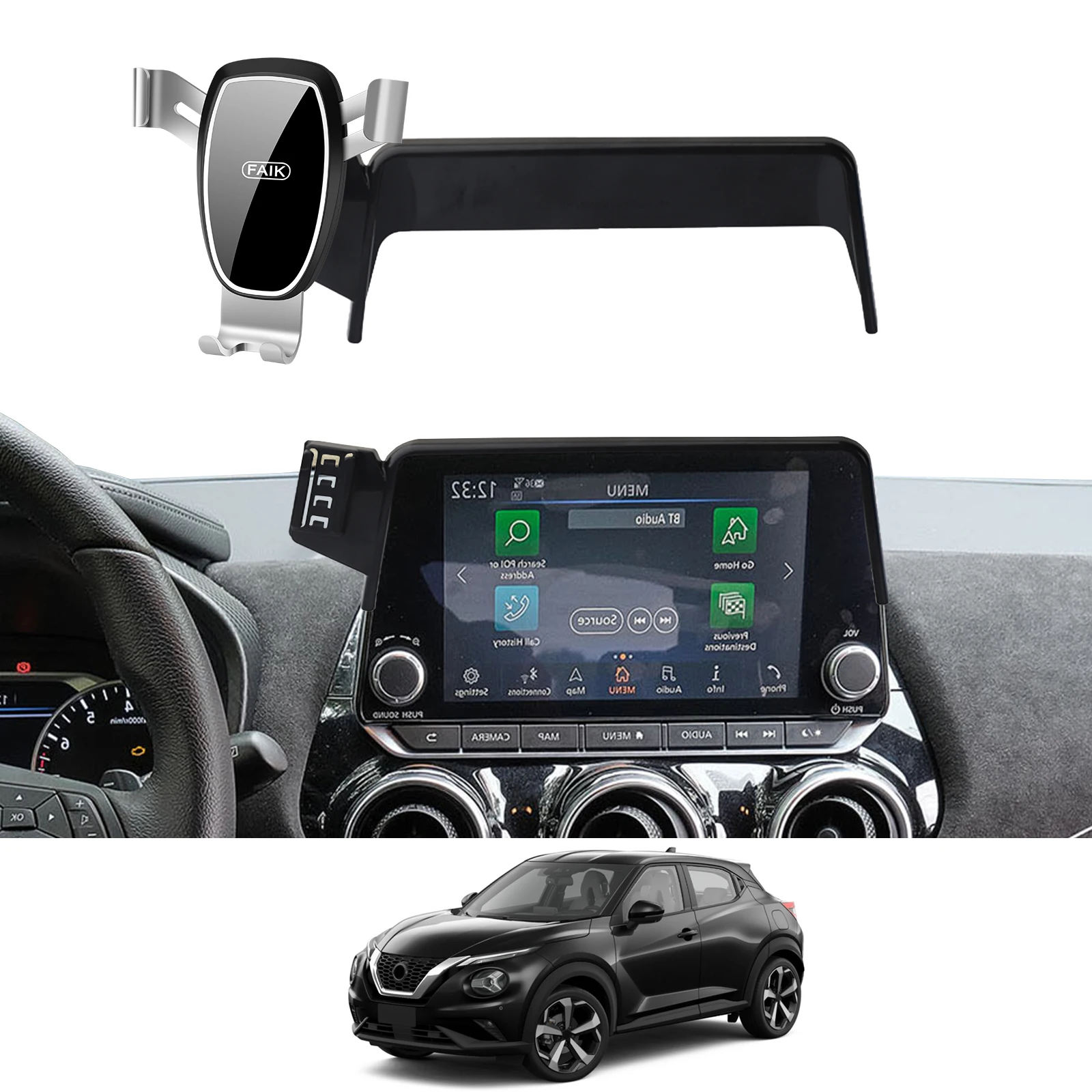 Car Phone Holder for Nissan Juke F16 GPS Bracket Navigation Stand Auto Accessories