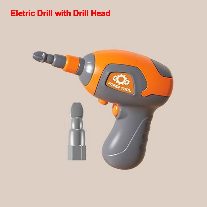 Çocuklar İçin Alet Seti Kendin Yap Somun Montaj Oyuncak Seti STEM Yapım Aletleri Montessori Oyuncakları Erkek Kız Çocukları İçin Hediyeler Elektrikli Matkap Alet Kutusu İsteğe Bağlı