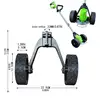 Weeding Wacker Attachment Wheels Removable Trimmer Support Wheel Grass Trimmer Wheel Saves Energy Enhances Mower Efficiency 5