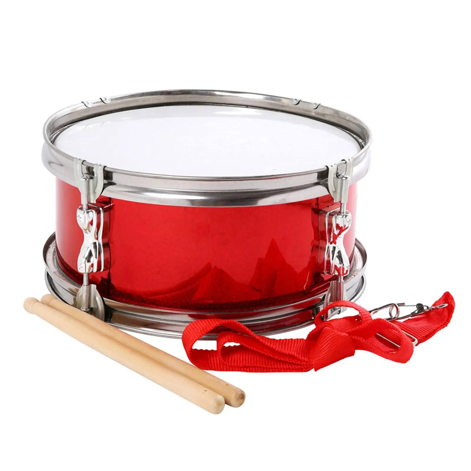 Musical Percussion Instruments Snare Drum Practice Pad 11inch Snare Drum Adjustable Strap for Kids Beginners