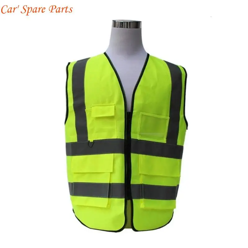 Y4UA 높은 가시성 반사 조끼는 자동차 여성과 남성을위한 안전한 노란 조끼가 될 수 있습니다.