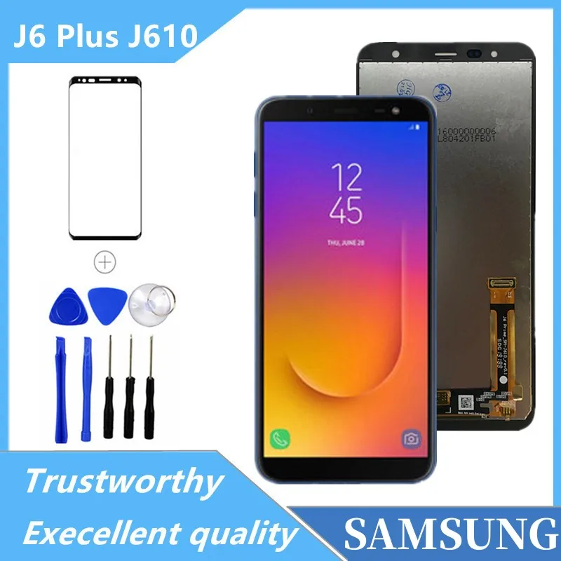 

6.0'' LCD For Samsung Galaxy J6+ J610 J610F J610FN Display LCD Screen replacement for Samsung J6 Plus display screen