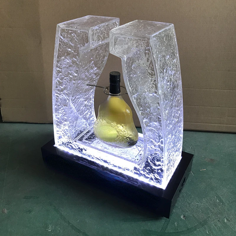 

Bar Luminous Wine Base New Foreign Wine Base KTV Laser Wine Holder Champagne Display Stand