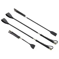 30/45/54/60CM Riding Crop PU Leather Horse Crop Whip Horse Double Slapper Horse Whip With Equestrianism For Horses  Outdoor 1