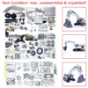 1/14 LESU LR945 KIT RC Hydraulic Metal Excavator Light System Remote Controlled Digger Model Unpainted Unassembled Model TH22635 1