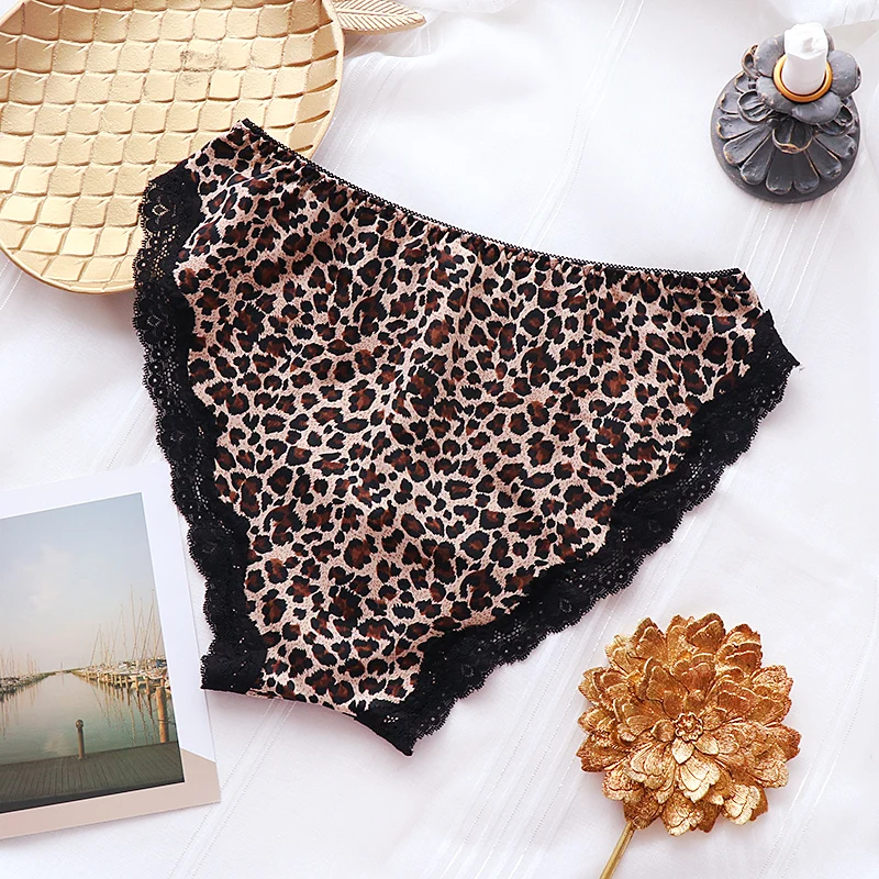 New Men's Underwear U Convex Bag Hip Sexy Leopard Print Bikini Men's Briefs Comfortable Breathable Quality Male Panties 6