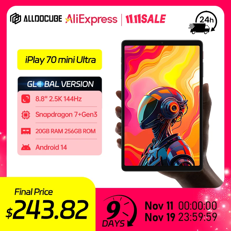 ALLDOCUBE iPlay 70 ミニウルトラゲーミングタブレット 8.8 インチ 2.5