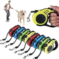 Laisse rétractable automatique pour chien, ULde traction, ceinture flexible, produit pour petit, moyen et grand chien, 3 m, 5 m 2