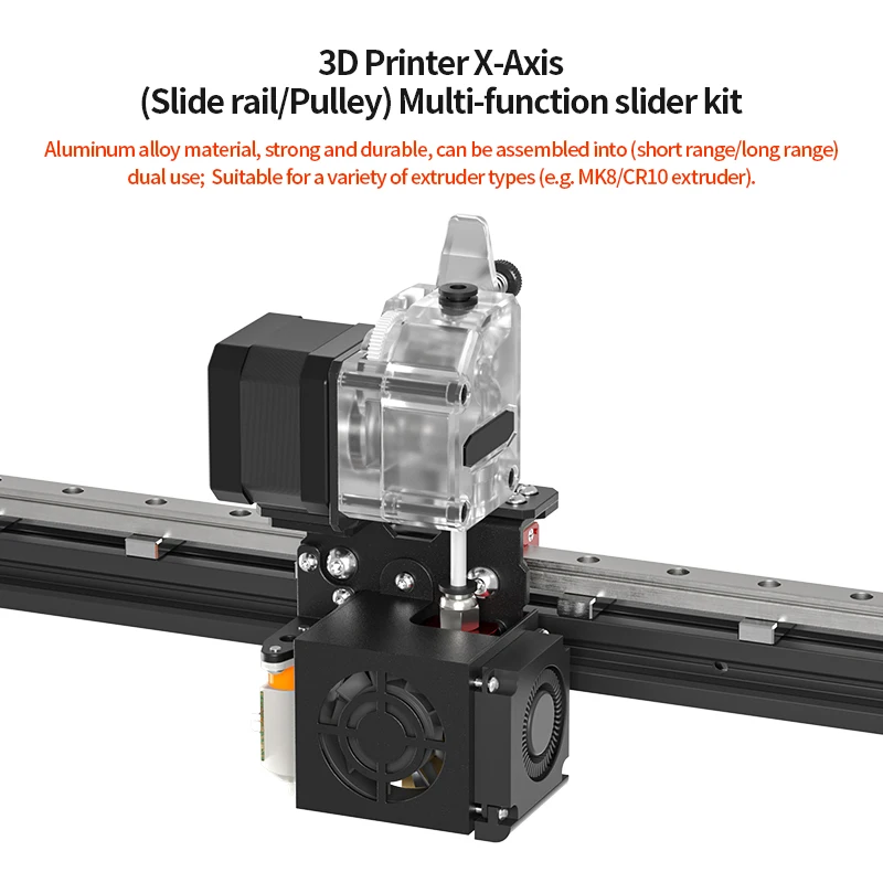 Diy Acessórios da Impressora 3d Atualização Ender3 Extrusora de Curto Alcance Kit Suporte Compatível com Mgn12h Trilho Linear para Ender3 v2