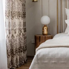 Nouveau rideau de fenêtre imprimé classique européen moderne chinois, rideaux de décoration pour salon, salle à manger, chambre à coucher 