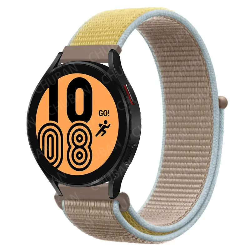Nylon Loop Sport Watch Band Bracelet, 20mm/22mm Adjustable Strap