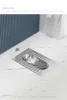 Stainless steel prison squatting pan jail squatting toilet 4