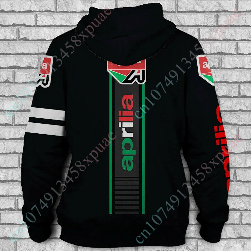 Aprilia Harajuku Men's Clothing Unisex Zip Hoodies Anime Oversize Hoodie Casual 3D Printing Sweatshirt Essentials Streetwear